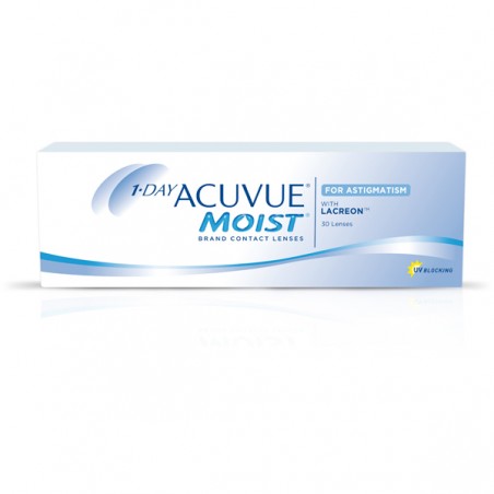 Soczewki jednodniowe 1-DAY ACUVUE® MOIST for ASTIGMATISM 30 szt.