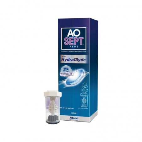 Płyn do soczewek kontaktowych AOSept Plus HydraGlyde 360 ml