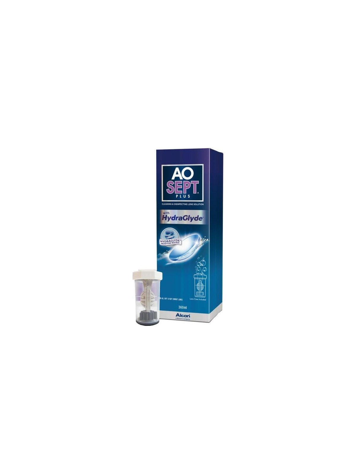 Płyn do soczewek kontaktowych AOSept Plus HydraGlyde 360 ml