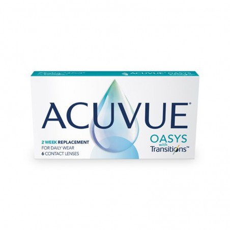 Soczewki dwutygodniowe ACUVUE® OASYS with Transitions™ 6 szt.
