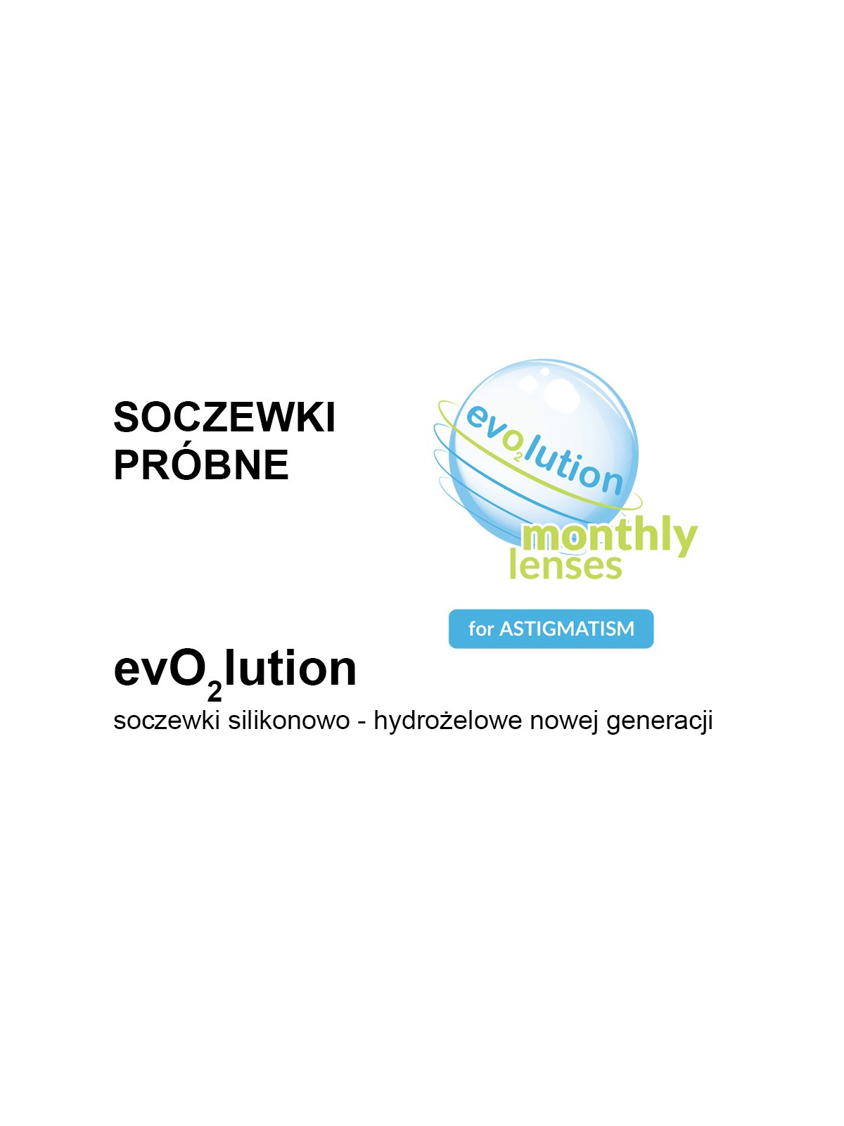 Zestaw startowy evO2lution for Astigmatism