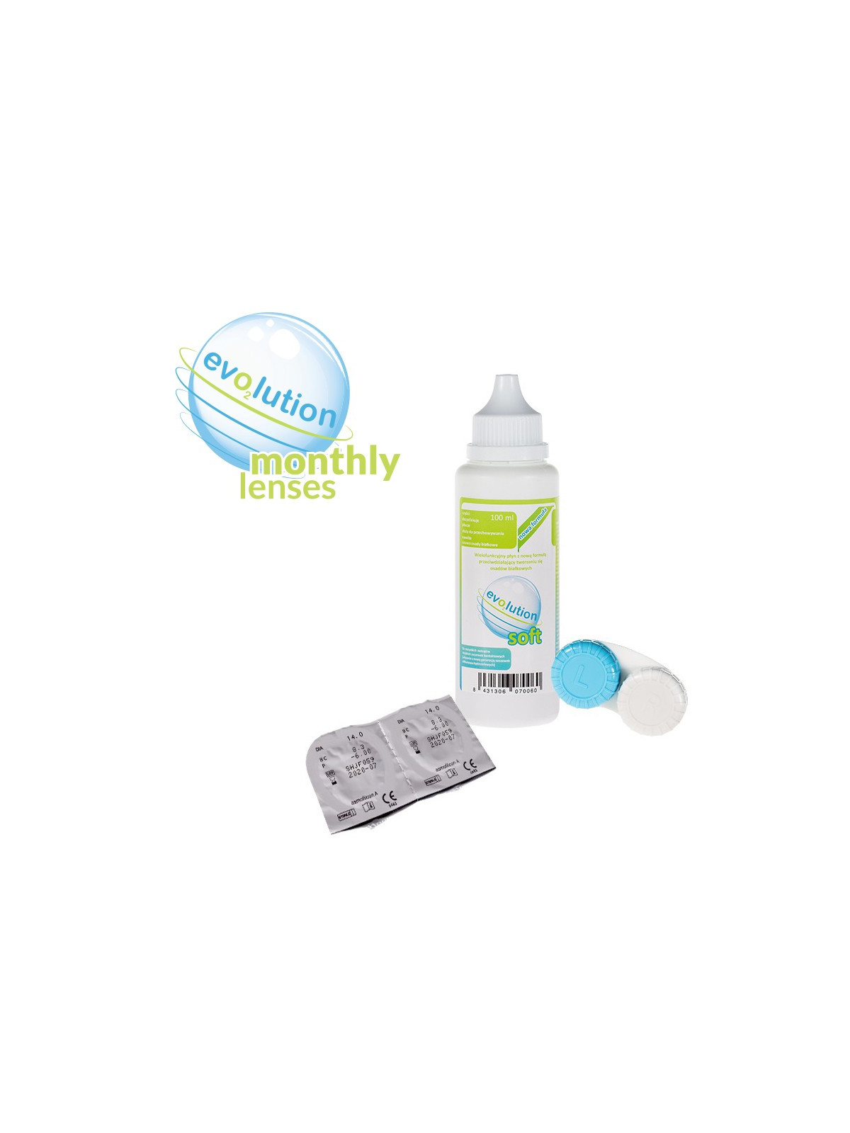 Zestaw startowy evO2lution monthly lenses