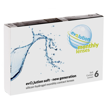 Soczewki miesięczne evO2lution monthly lenses 6 szt.