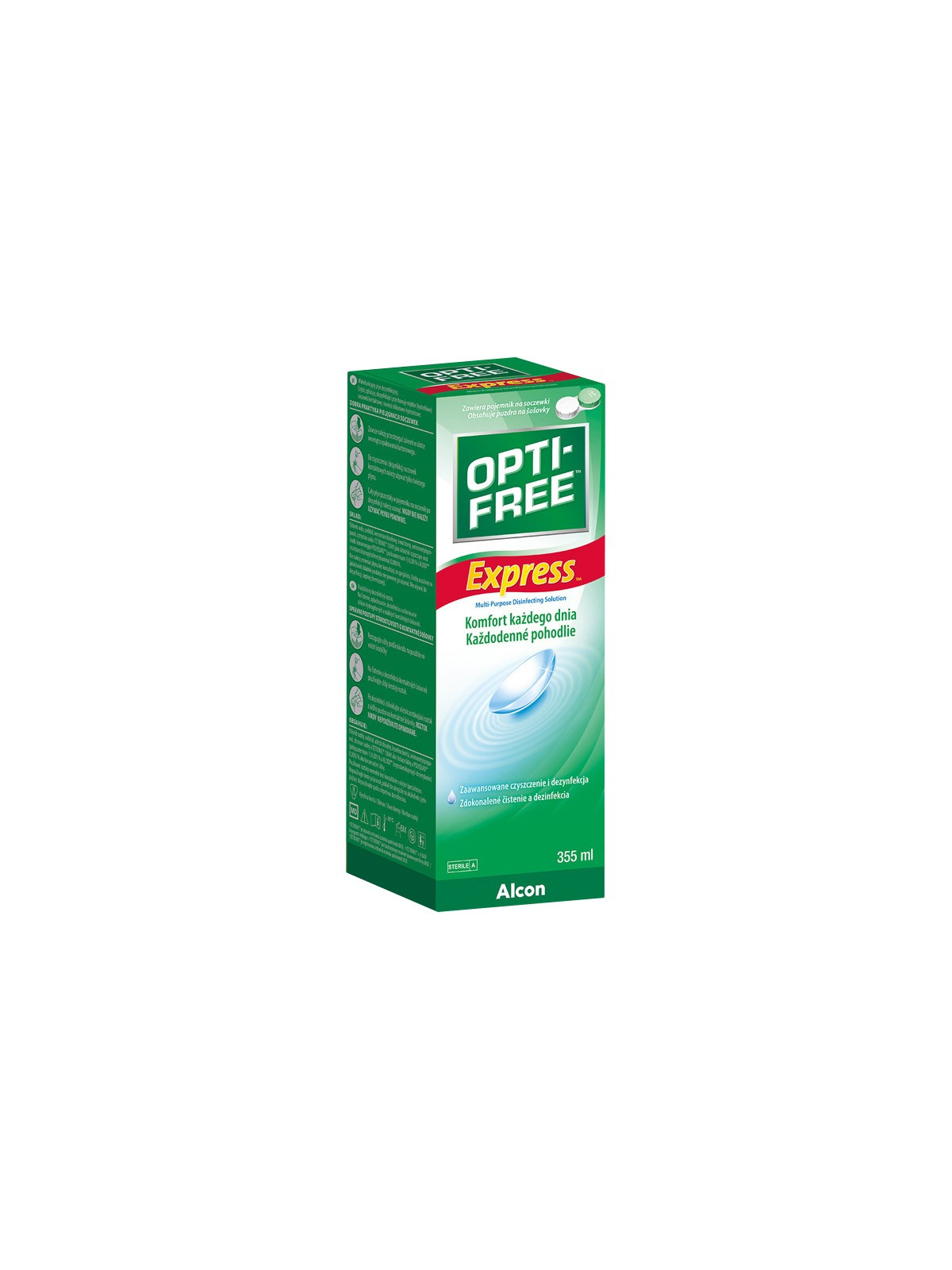 Płyn do soczewek kontaktowych Opti-free Express 355 ml