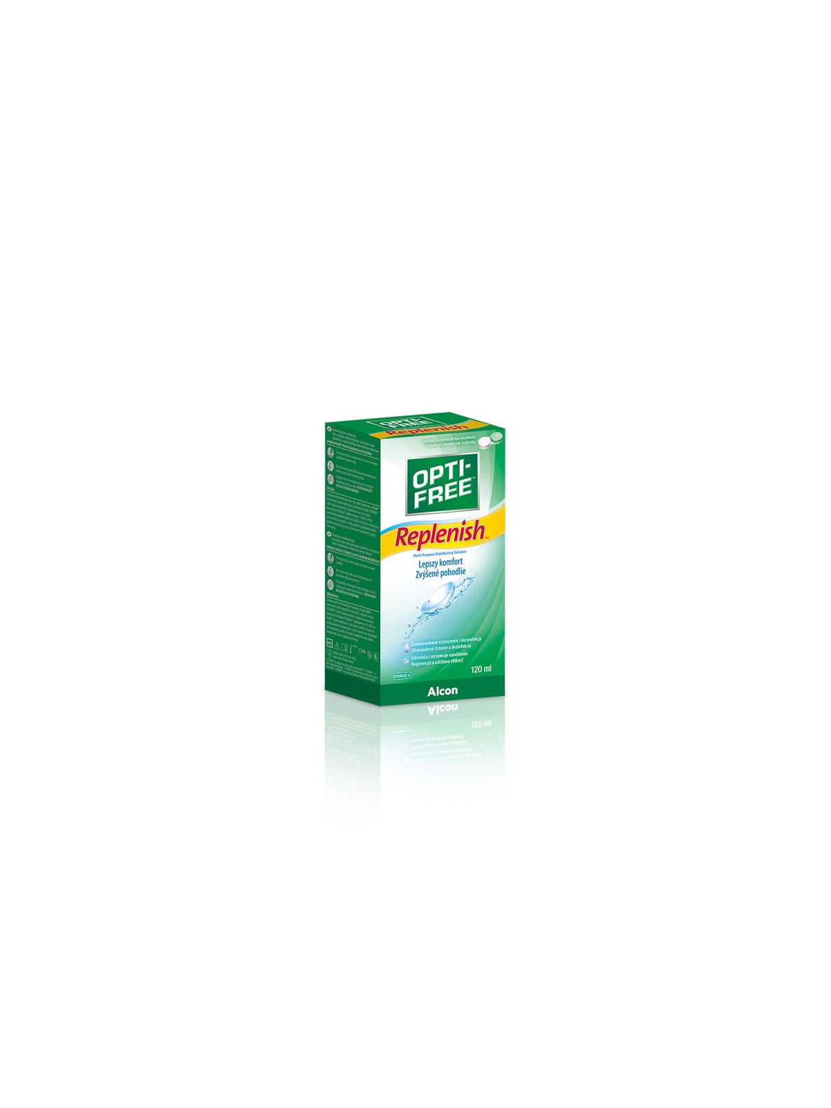 Płyn do soczewek kontaktowych Opti Free Replenish 120 ml