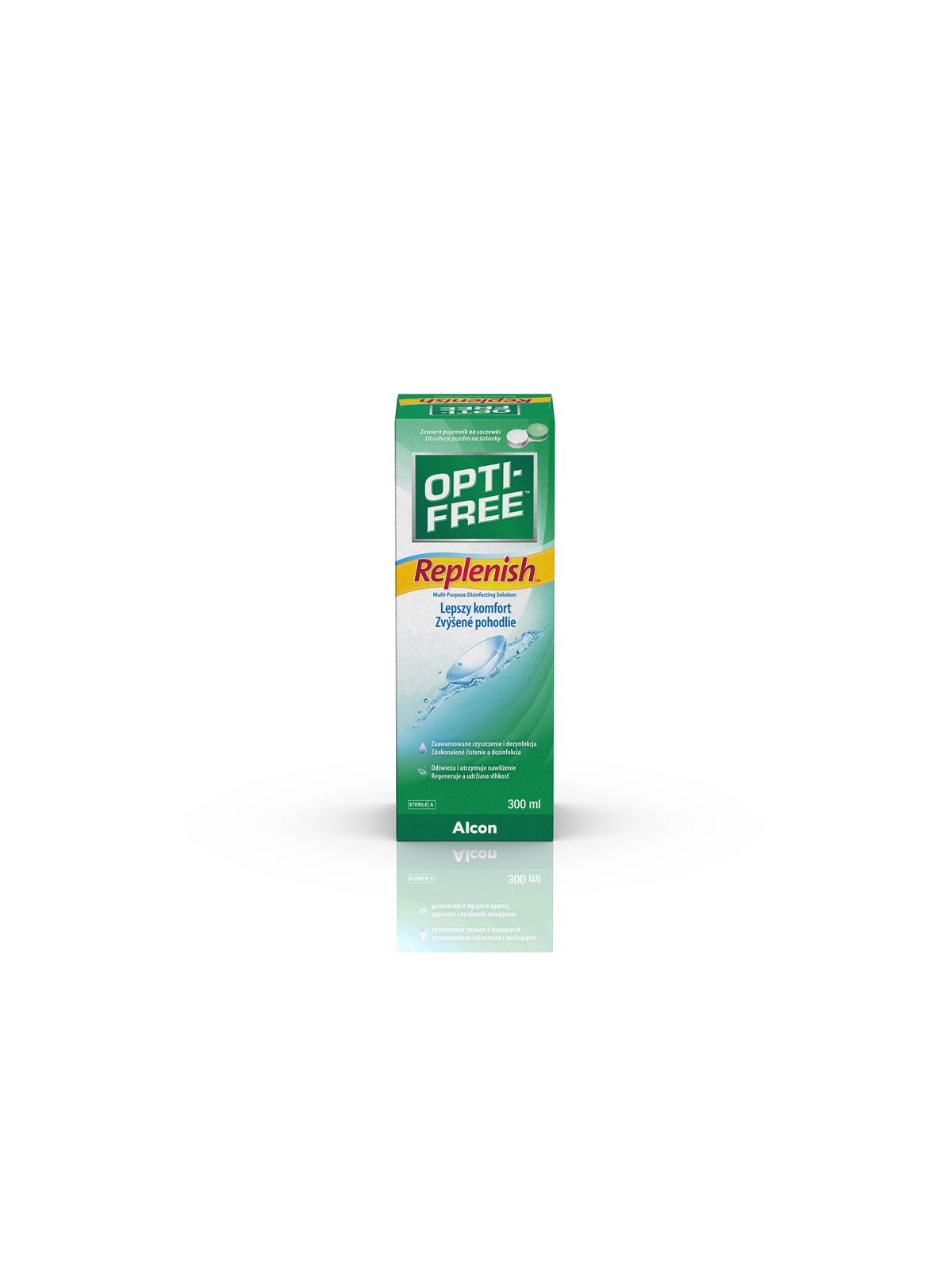 Płyn do soczewek kontaktowych Opti Free Replenish 300 ml