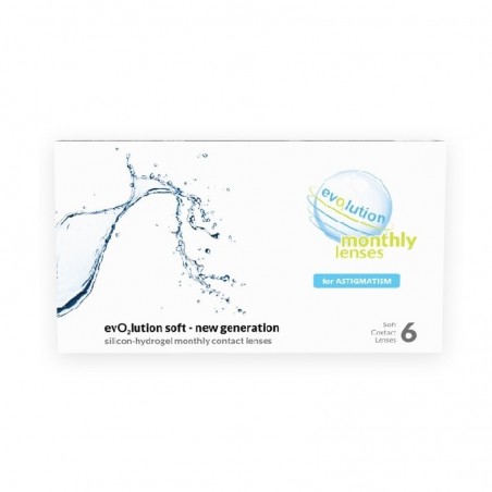Soczewki miesięczne evO2lution monthly lenses for Astigmatism 6 szt.
