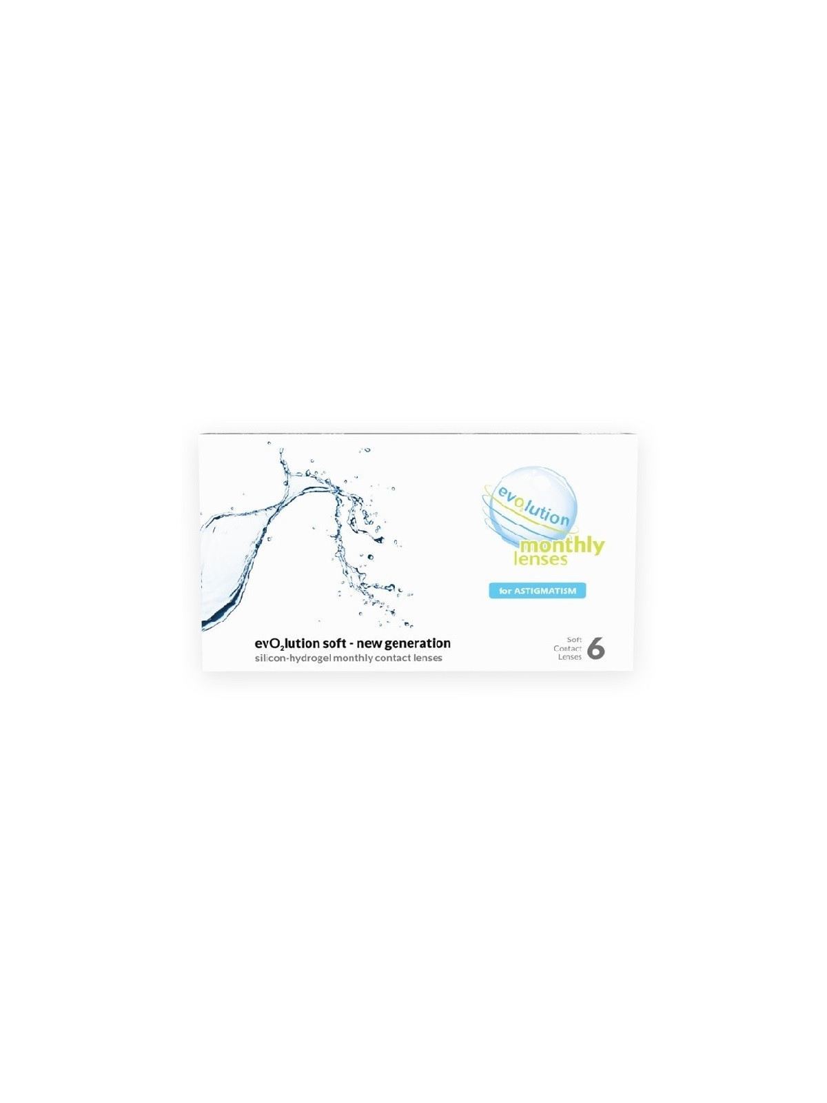 Soczewki miesięczne evO2lution monthly lenses for Astigmatism 6 szt.