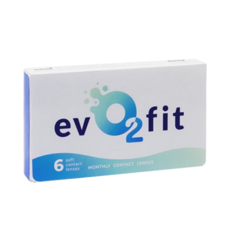 Soczewki miesięczne evO2fit monthly contact lenses 6 szt. - WYPRZEDAŻ