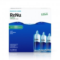 Płyn do soczewek kontaktowych ReNu Multiplus 3x360 ml