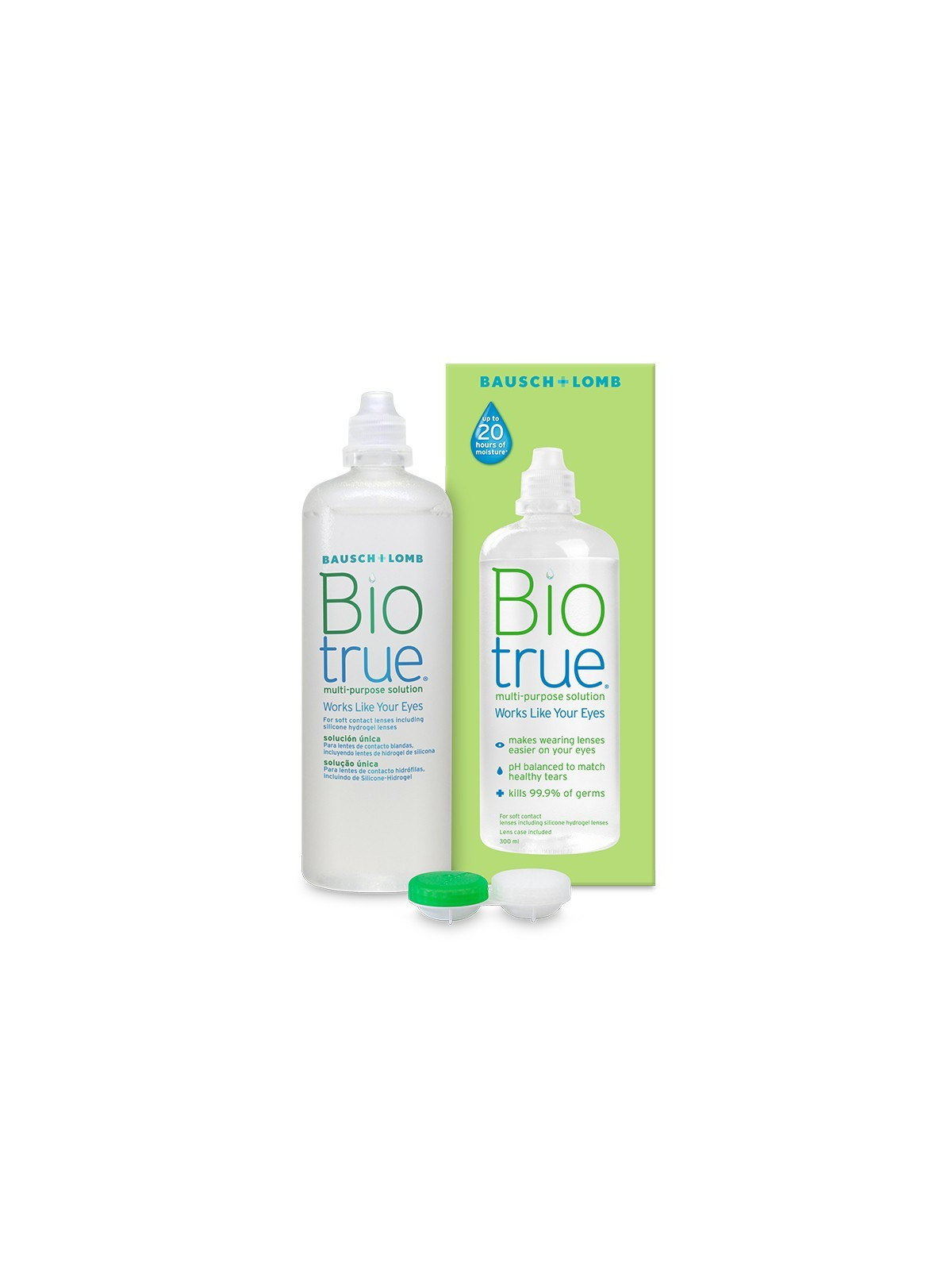 Płyn do soczewek kontaktowych Biotrue 300 ml + torba GRATIS