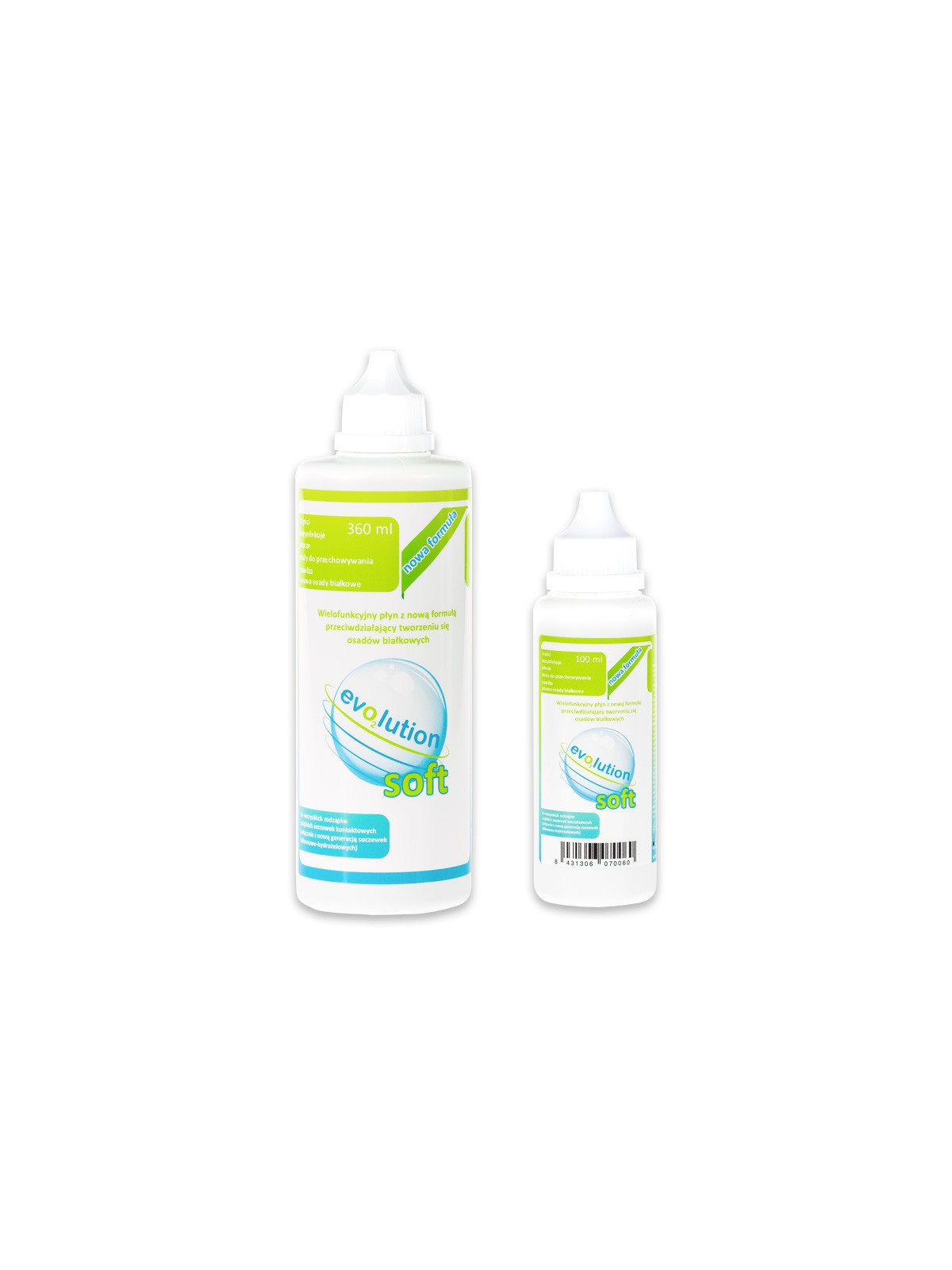 Zestaw płynów evO2lution soft 360 ml + 100 ml