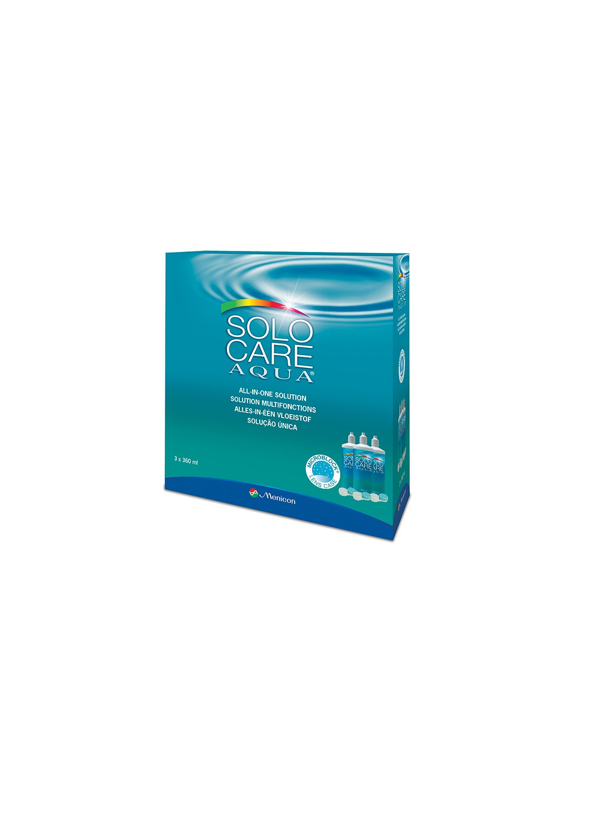 Zestaw SOLOCARE AQUA 3 x 360 ml