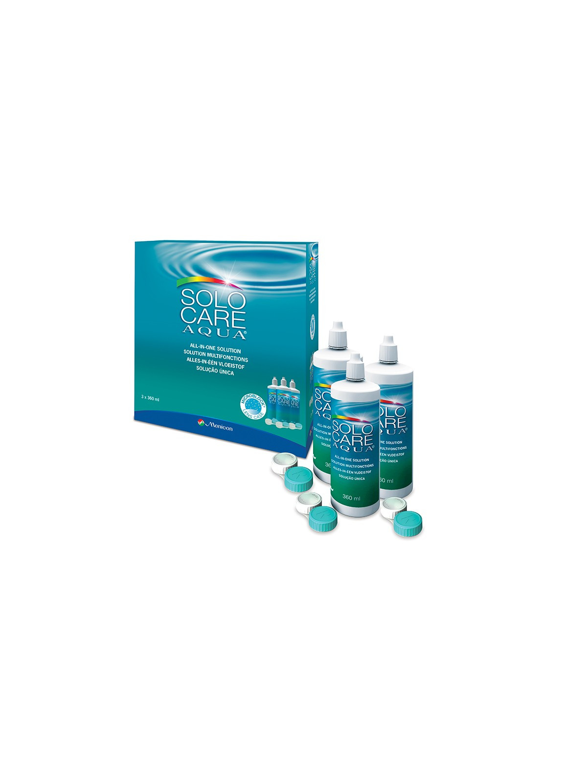 Zestaw SOLOCARE AQUA 3 x 360 ml