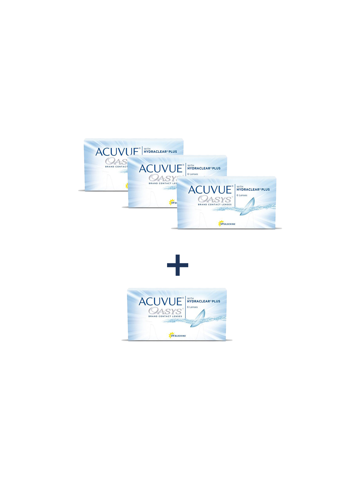 ACUVUE® OASYS 6 szt. 3 + 1 za 1 zł BC 8,8