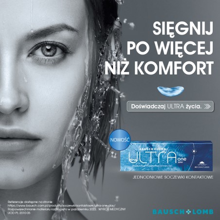 Soczewki jednodniowe ULTRA ® One Day 90 szt. - WYPRZEDAŻ DŁUGA DATA