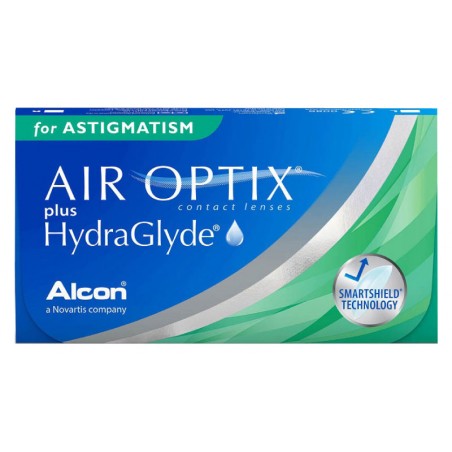 Soczewki miesięczne Air Optix Plus HydraGlyde for Astigmatism 6 szt. - WYPRZEDAZ
