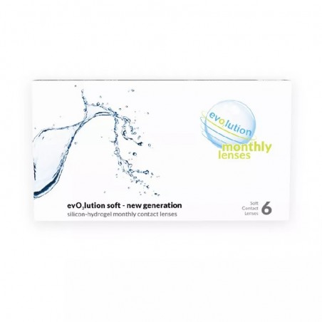 3 + 1 GRATIS - evO2lution monthly lenses 6 szt. BC 8.6