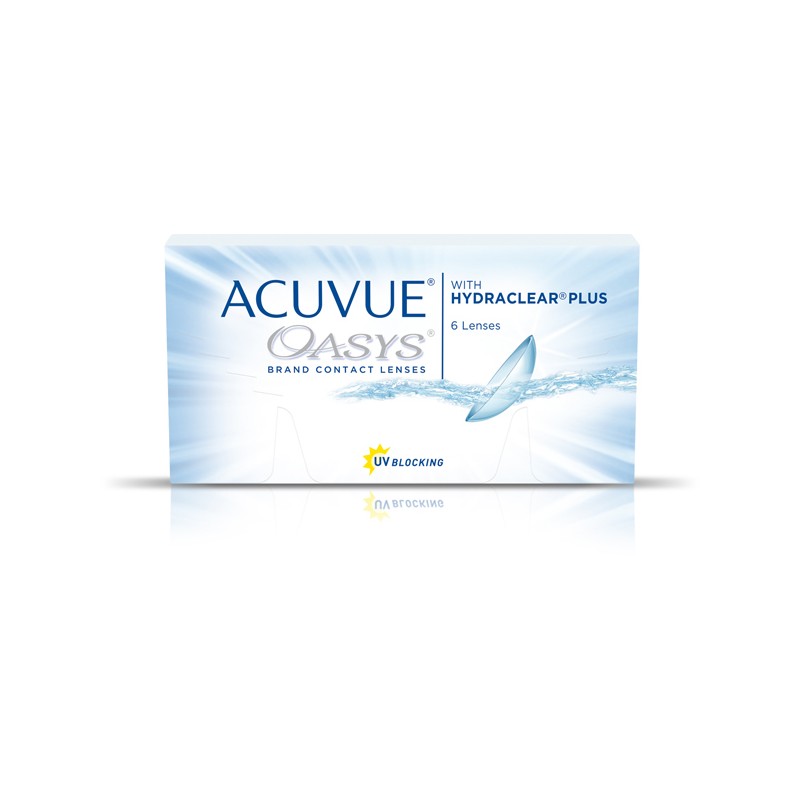 Soczewki ACUVUE® OASYS 6 szt. + płyn evO2lution soft 360 ml
