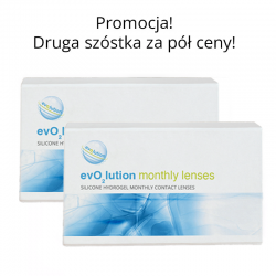 Promocyjny zestaw evO2lution monthly lenses 2 x 6 szt.