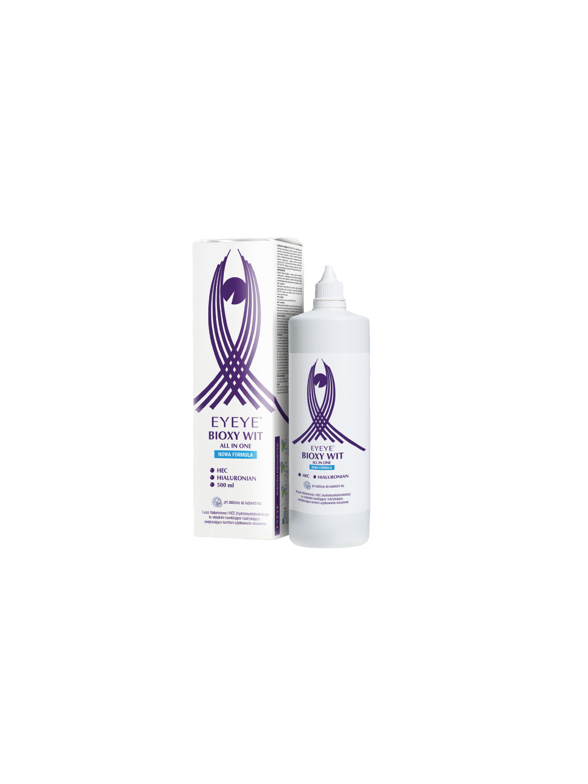 Płyn do soczewek EYEYE BIOXY WIT All in One 500 ml