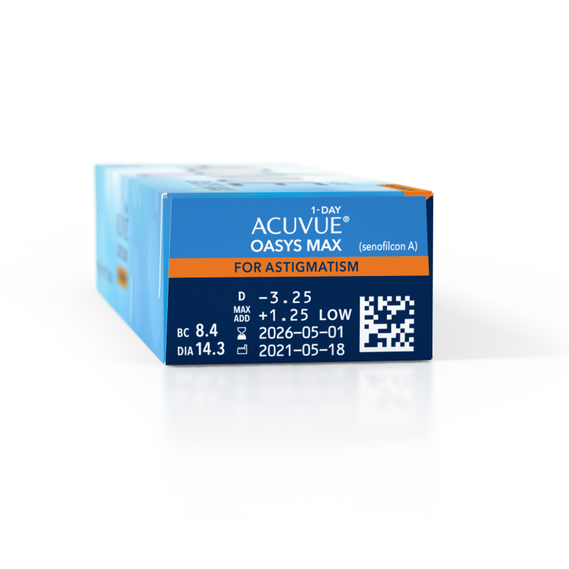 Soczewki jednodniowe ACUVUE® OASYS MAX 1-Day for ASTIGMATISM 30 szt.