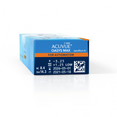 Soczewki jednodniowe ACUVUE® OASYS MAX 1-Day for ASTIGMATISM 30 szt.