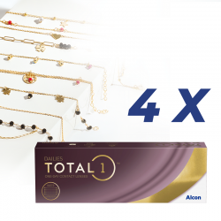 4 x Dailies Total 1 30 szt. + bransoletka YES