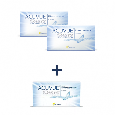 2 x ACUVUE® OASYS 12 szt. + 6 szt za 1 zł BC 8.8
