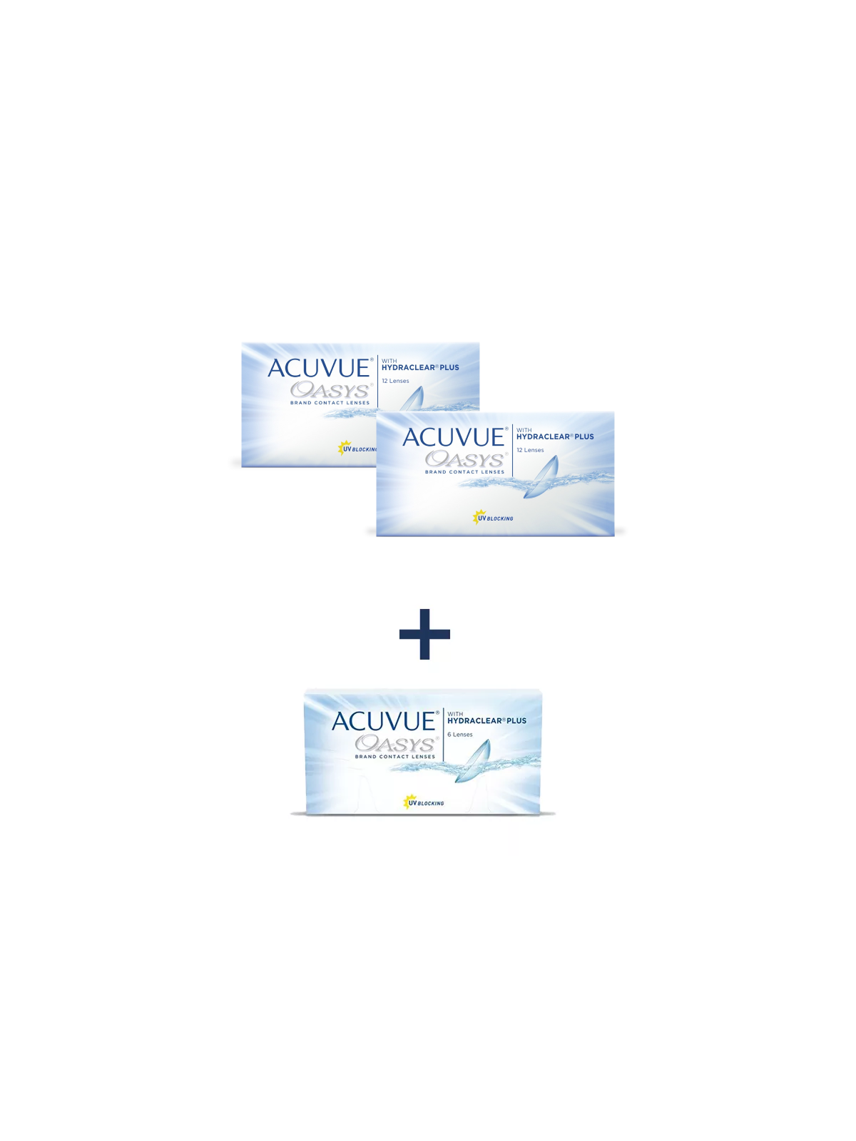 2 x ACUVUE® OASYS 12 szt. + 6 szt za 1 zł BC 8.8