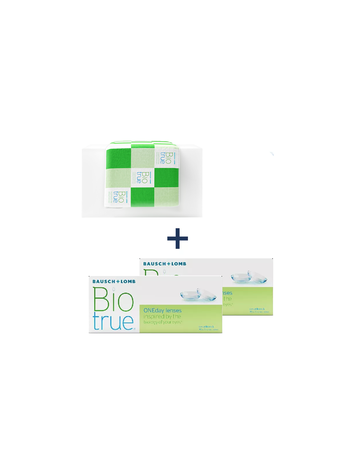 2 x BioTrue One Day 30 szt + ręcznik sportowy GRATIS