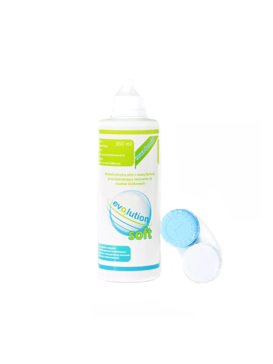 Płyn do soczewek evO2lution soft 350 ml data ważności: 31.10.2026 r.