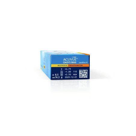 Soczewki jednodniowe ACUVUE® OASYS MAX 1-Day Multifocal for ASTIGMATISM 30 szt.