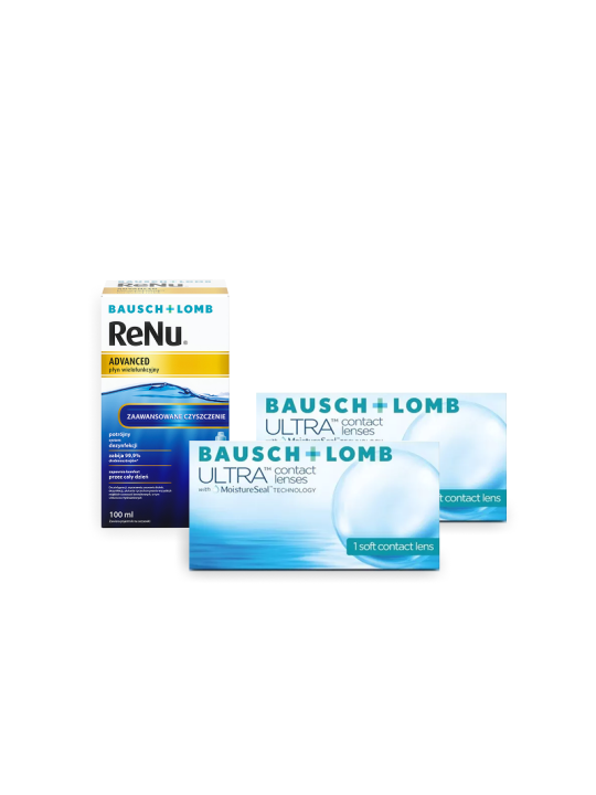 2 x Ultra 1 szt. + ReNu Advanced 100 ml
