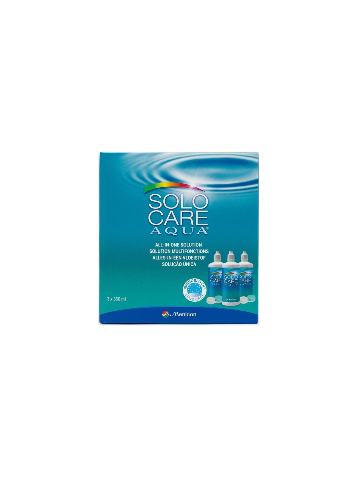 Zestaw SOLOCARE AQUA 3 x 360 ml